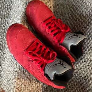 Nike Air Jordan Red Retro 5 size 10.5